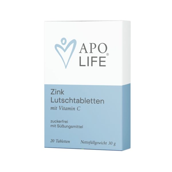Apolife Zink Lutschtabletten mit Vitamin C