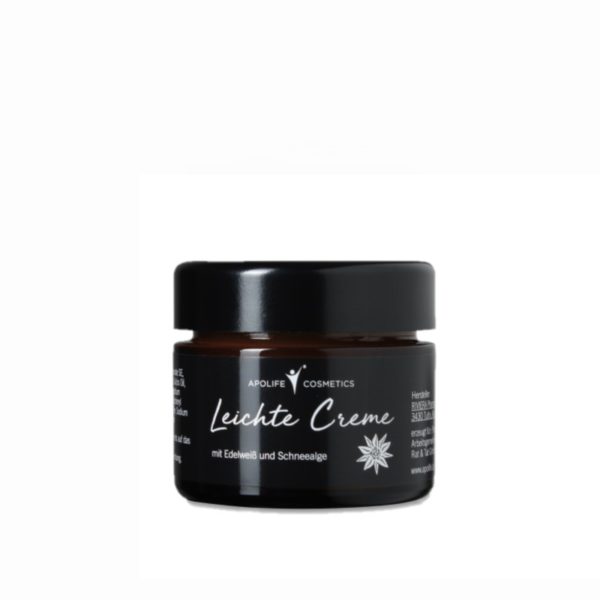 ApoLife Cosmetics Leichte Creme Glastiegel
