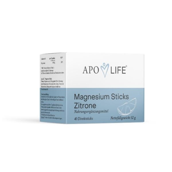 ApoLife Magnesium Sticks Zitrone