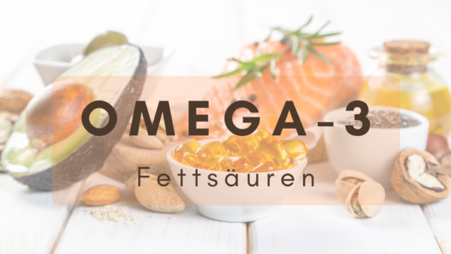 omega 3 website Bild mit Avocado, Nüssen, Lachs und Omega-3 Kapseln