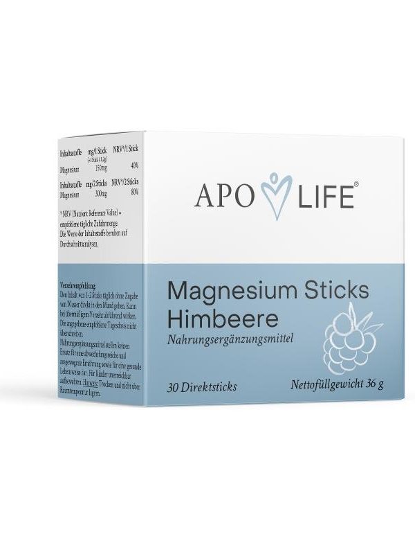 ApoLife Magnesium Sticks Himbeere