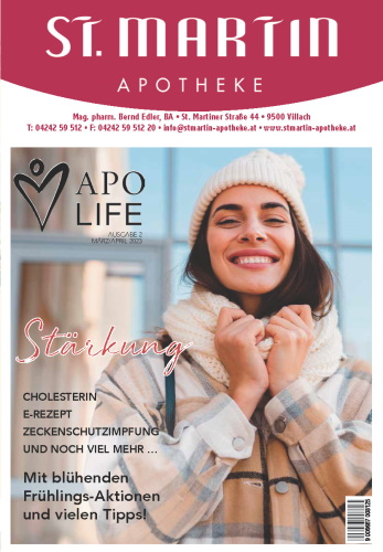 St. Martin Apotheke Kundenzeitung März-April 2023 Ausgabe